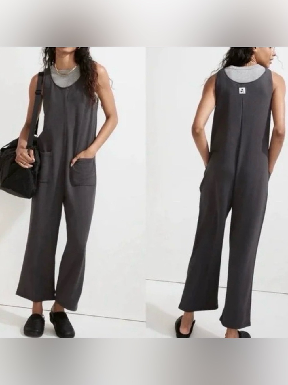 Madewell, adorable XS, super soft jumpsuit- perfect gray